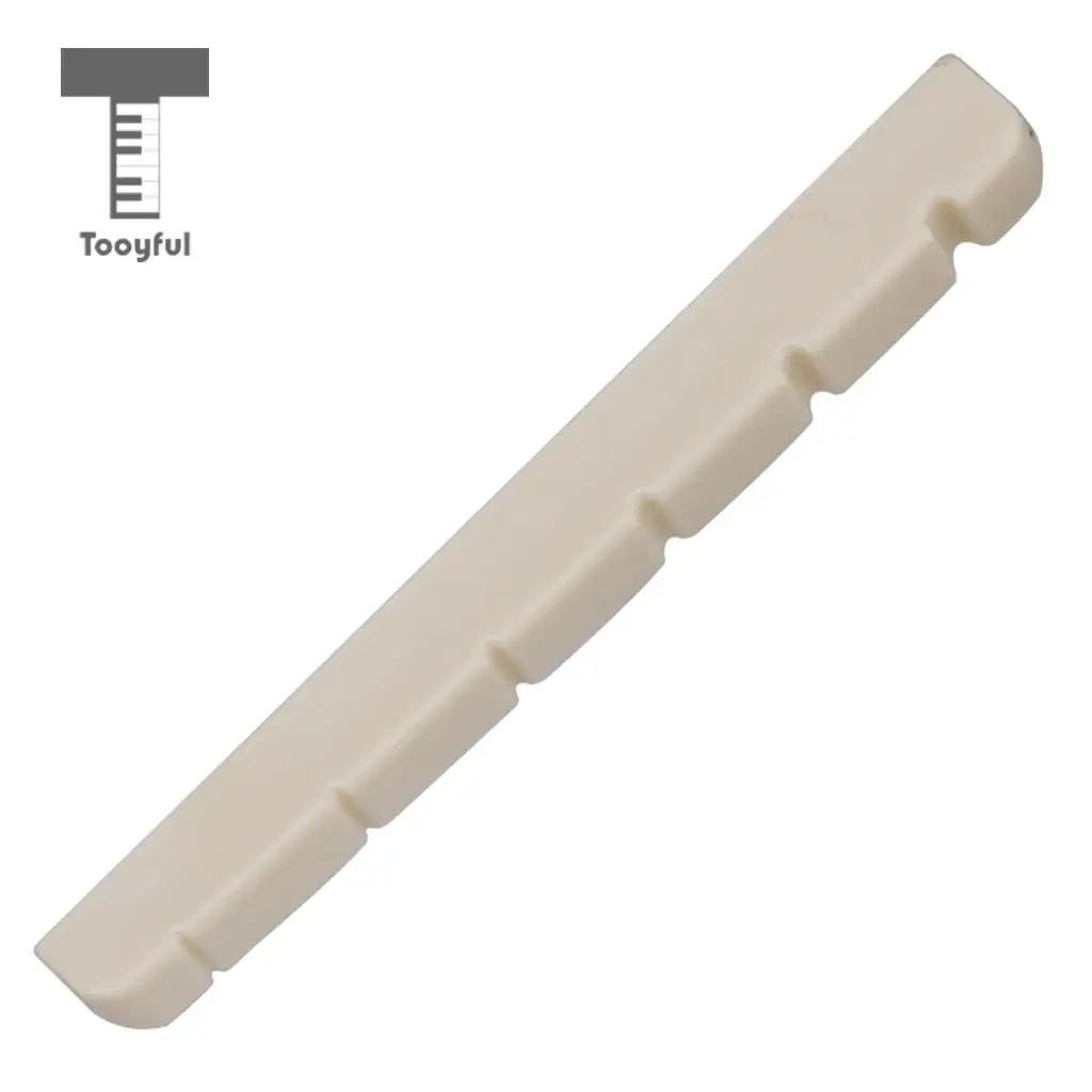 2pcs 6 String Electric Guitar Nut Slotted for Stratocaster Strat Telecaster Tele Guitar Replacement
