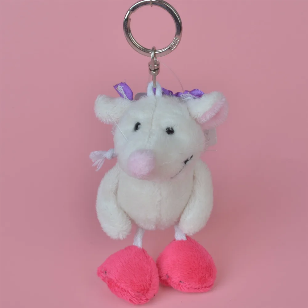 

12 Pcs Bride Mouse Small Plush Pendant Toy, Kids Doll Keychain / Keyholder Gift Free Shipping