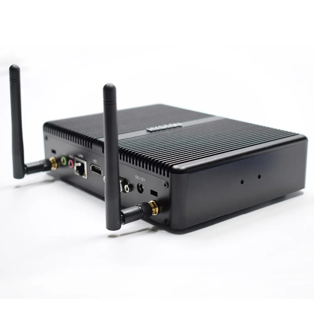 Core i5 7200U i7 5550U HYSTOU Мини ПК Windows 10 HDMI VGA двойной дисплей порт мини HTPC мини компьютер Linux i3 7100U 4K ТВ коробка ПК