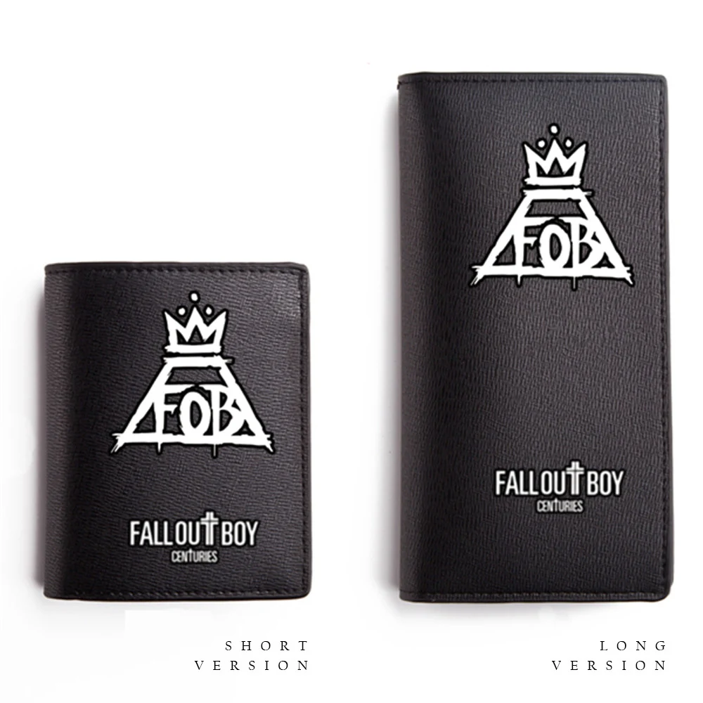 

Zshop Fall Out Boy Wallets PU Purse for Teenagers Short & Long