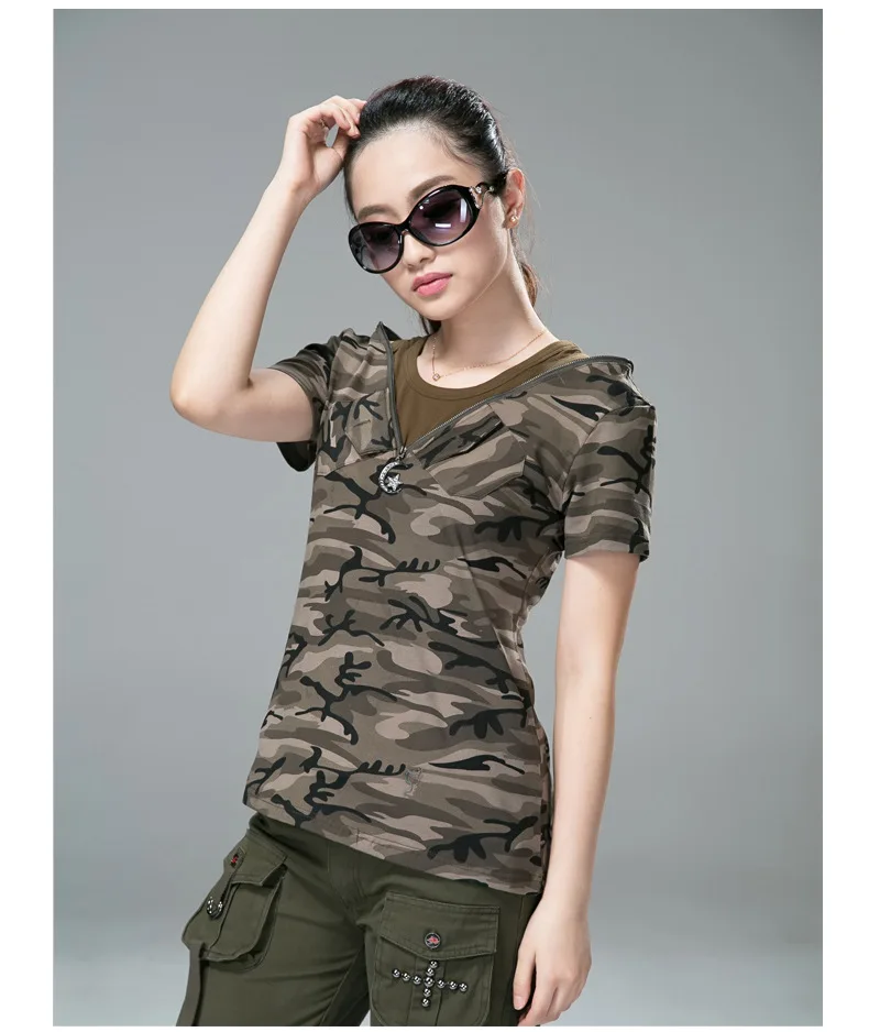 Летний камуфляж, военный, армейский футболки женская футболка с коротким рукавом эластичная Повседневная хлопковая Футболка m-xxl