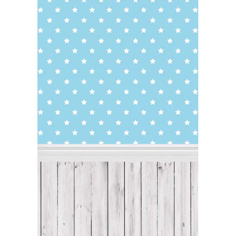 

MEHOFOTO Photography Backdrops white stars Blue color photo background Computer Printing backdrops for photography studio F-201