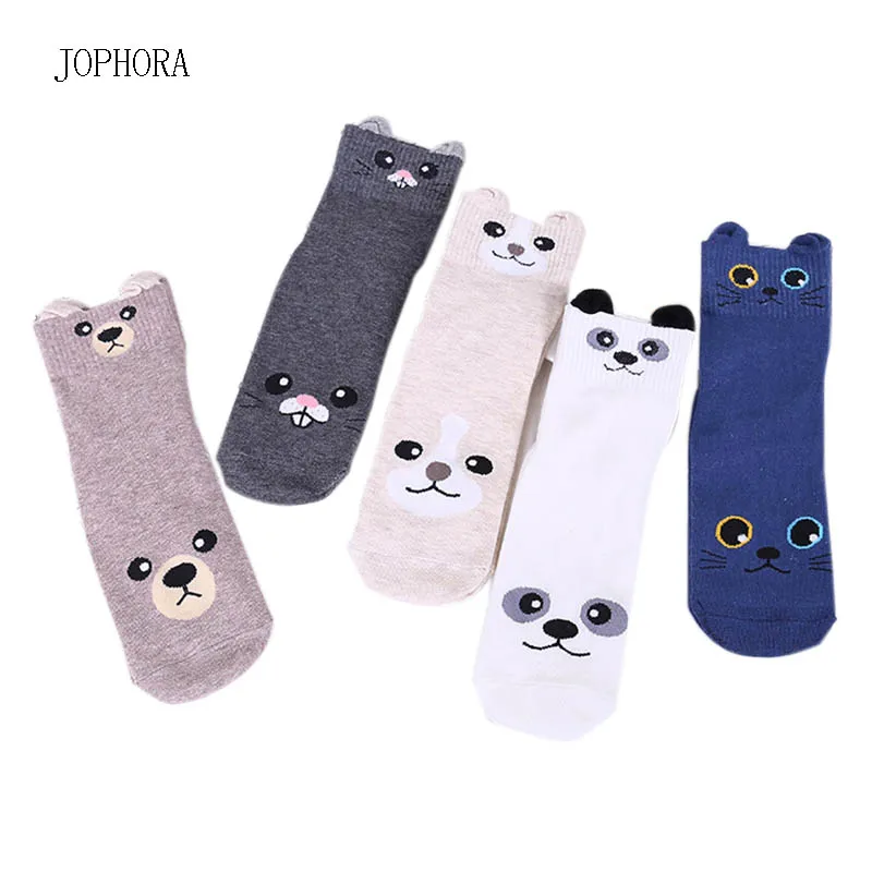 

JOPHORA Hot Spring new stereo cartoon women's socks cotton adult tube socks
