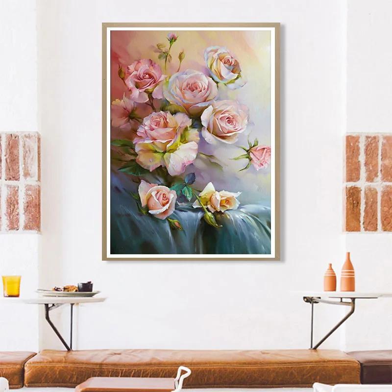 

Diamond Embroidery 5D DIY Diamond Painting Flower Art Diamond Painting Cross Stitch Rhinestone Mosaic Wall Decor