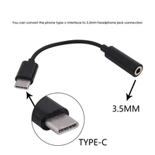 Адаптер для наушников типа C до 3,5 USB 3,1 type-C USB-C штекер 3,5 мм AUX аудио разъем кабель конвертер для наушников