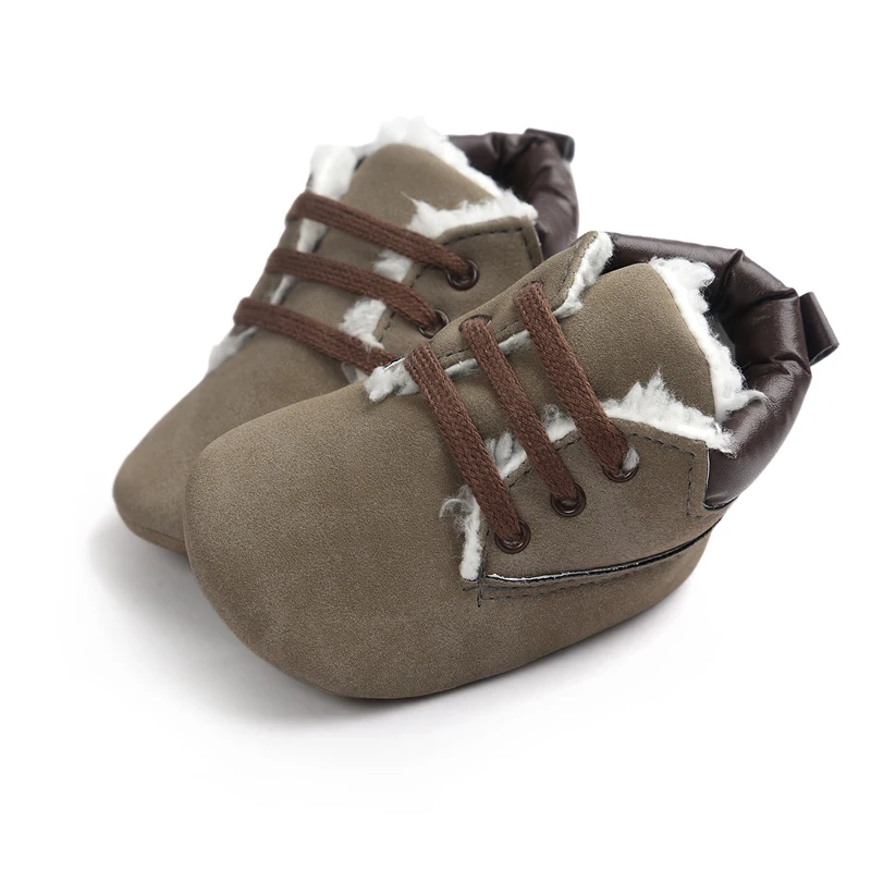 Focusnorm осень-зима из искусственной замши детские мокасины обувь для младенцев Детские анти-скольжения, которые делают первые шаги для новорожденных и маленьких мальчиков, мягкая подошва, детские пинетки