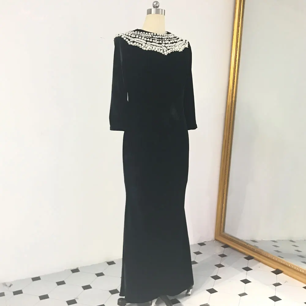 RSE888 black evening dress (2)