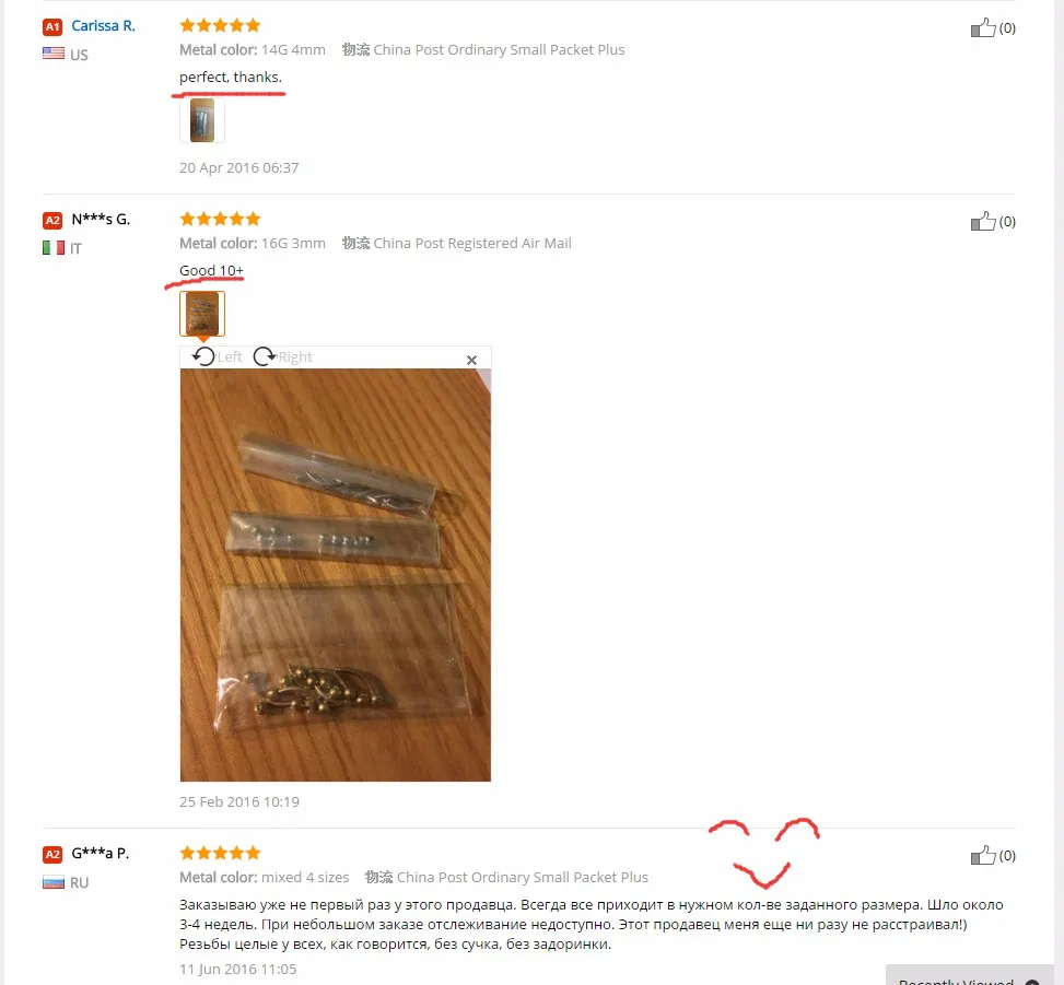 Palline E Barre Per Piercing In Acciaio Inox - 16G, Diametro 3-6mm, Per Labbra, Setto, Orecchio - Foto 3