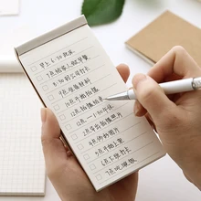 4 шт./лот Ассорти Стиль Muji Стиль блокнот Блокнот TODO List карман Тетрадь планировщик повестки дня офиса Escritorio