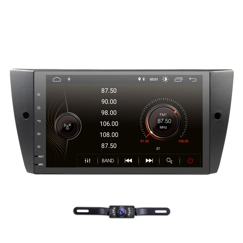 Flash Deal Android 9.0 CAR NO DVD player For BMW 3 Series E90 E91 E92 E93 stereo GPS Support DTV-IN Steel wheel control RDS Wifi Blue tooth 4