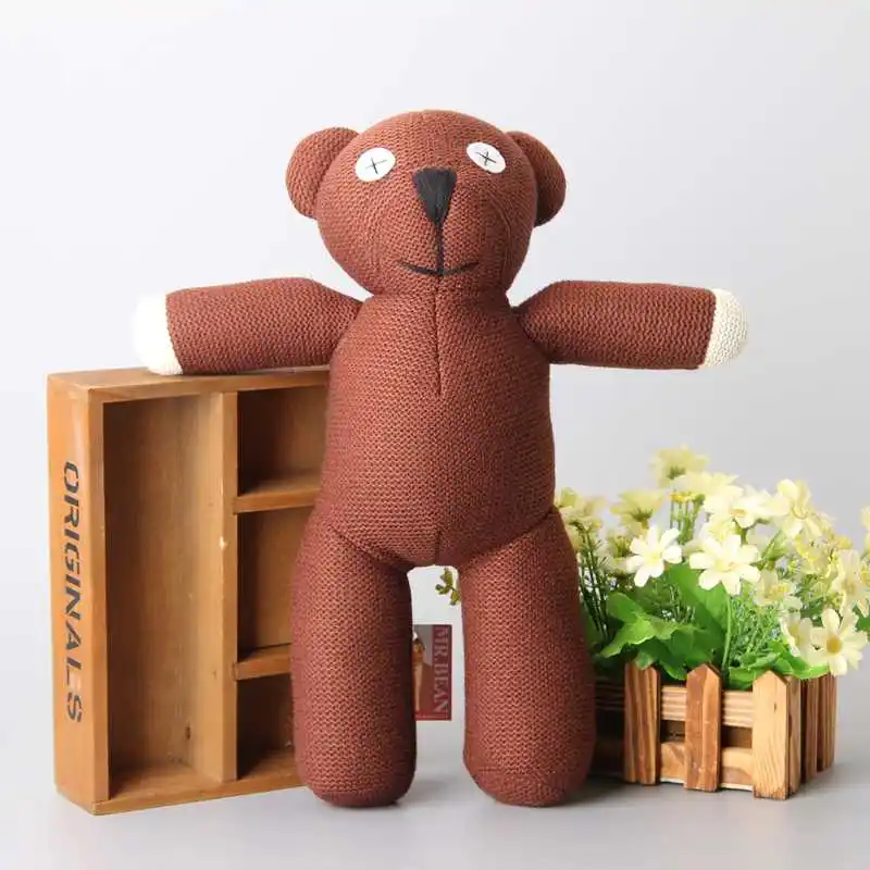 Мультфильм Mr Bean Teddy Bear 14 &quot35 см фаршированные плюшевые животные коричневая