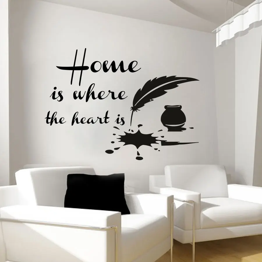 Quotes Wall Decals Home Decal Vinyl Sticker Interior Design