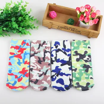 

New 3D Printed Cotton socks short Women socks Novelty socks Cute Low Cut Ankle Socks men 1pair