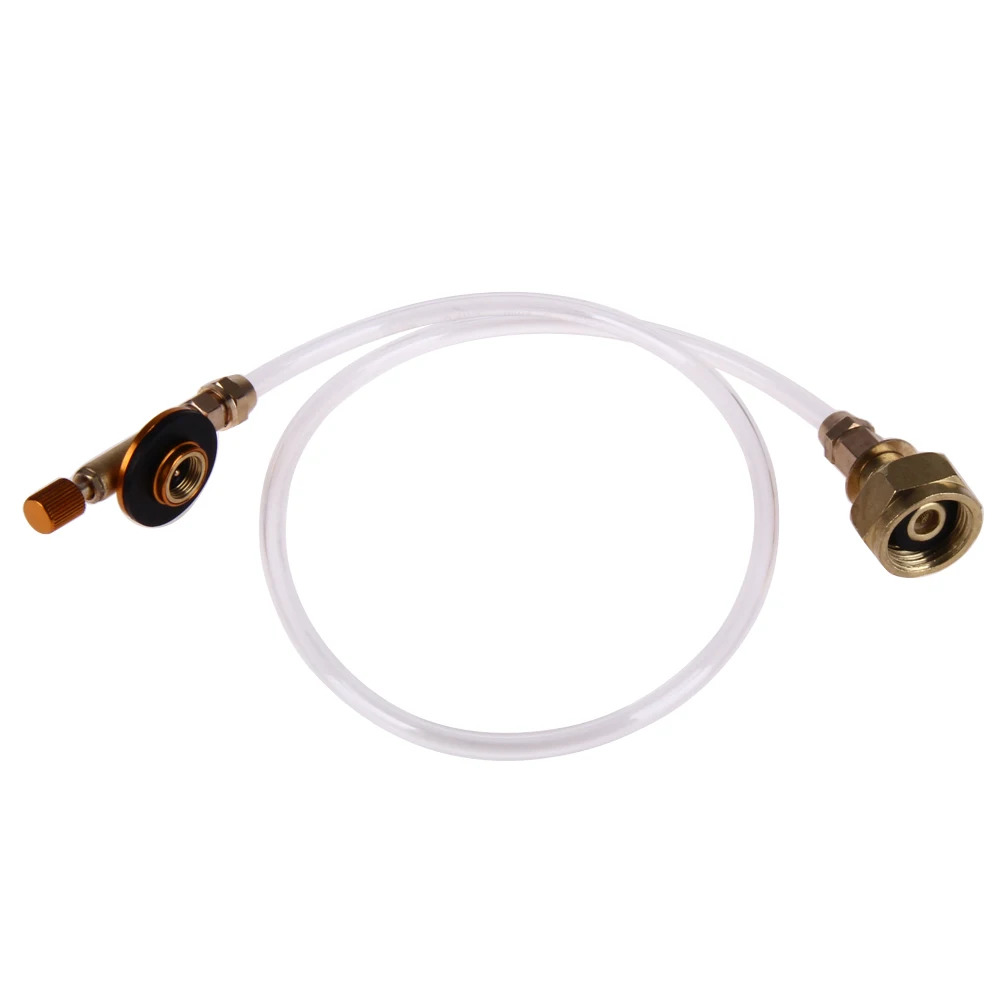 60cm Outdoor Camping Gas Stove Camp Stove Valve Adapter Propane Refill Gas Tank Cylinder Adapter Conversion Burner LPG Flat EU