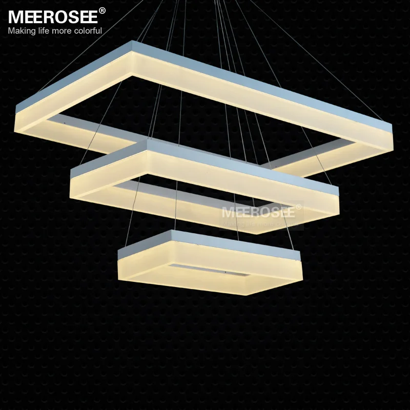 Aliexpress.com : Moderne FÜHRTE Kronleuchter Lichter Acryl 3 Rechtecke