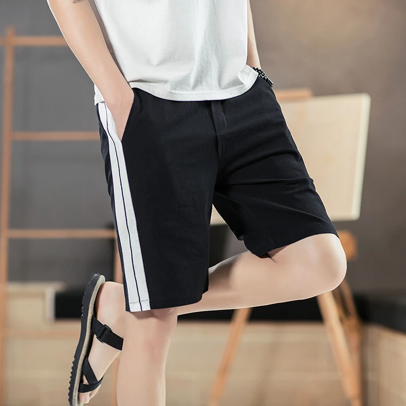 shorts with side stripe