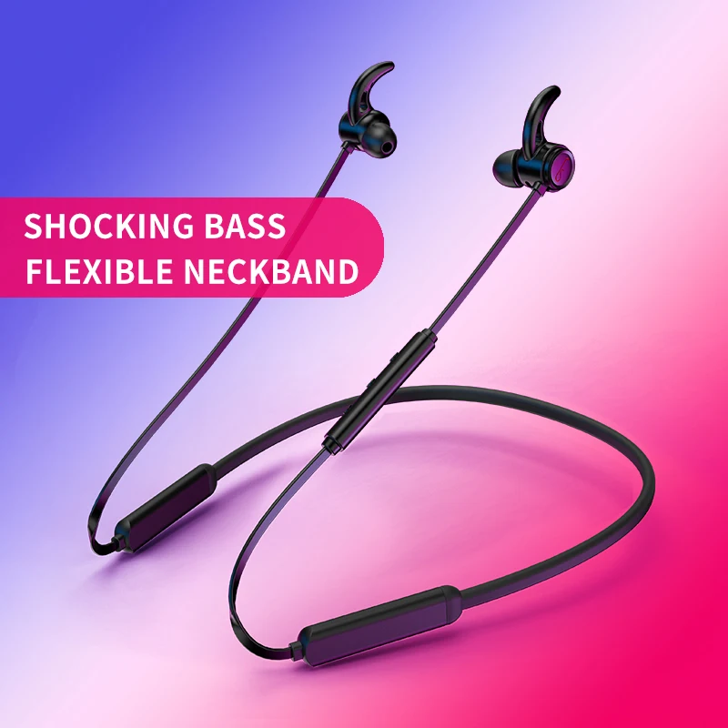 

Bluetooth Headphone Bluetooth Earphone Sweatproof Sport Wireless Earphone with Mic and Double batteries for Phones xiaomi iphone