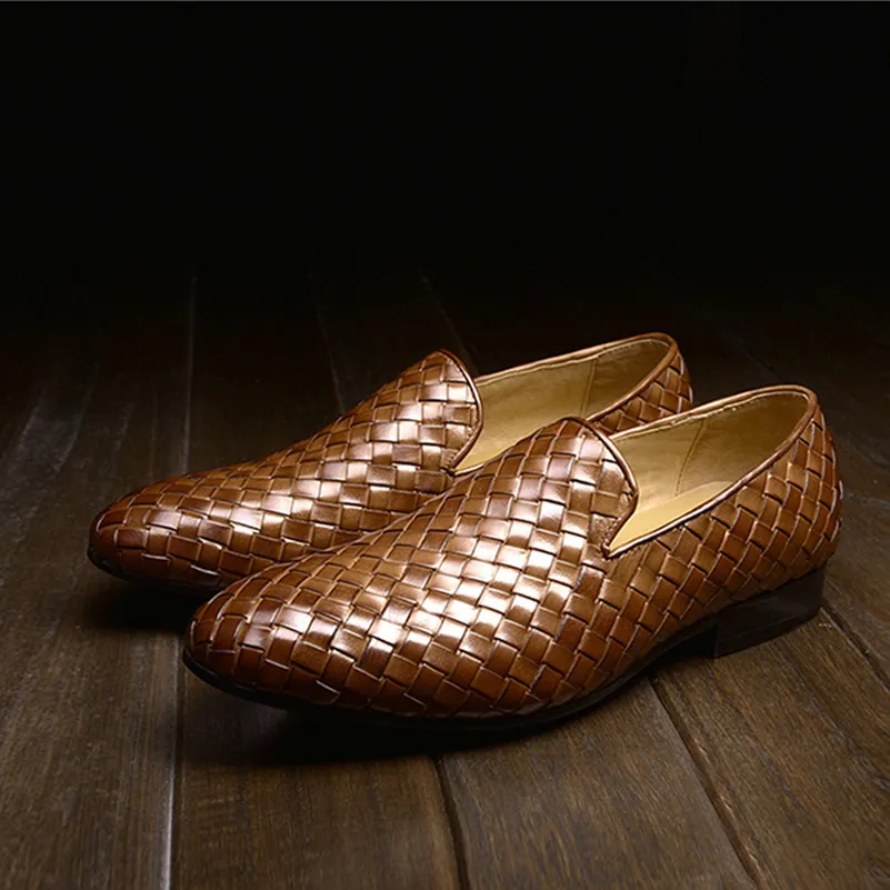 2016s autumn fashion men's shoes business size shoes high end leather