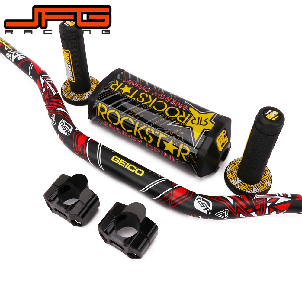 

Motocross Dirt Bike 28MM Universal CNC Handlebar Set Handle Grips Clamp Fat Pad For KTM HONDA KAWASAKI SUZUKI YAMAHA