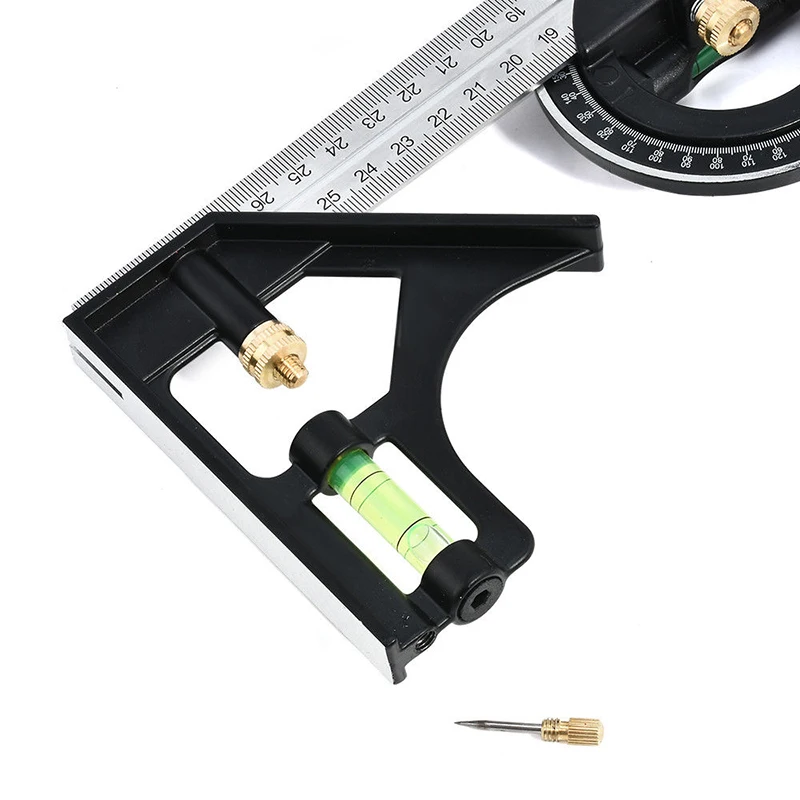 Multifunctional Angle Ruler 12'' SAE Adjustable Protractor Quick Read Square Layout Gauge Metric Square Measuring Tool Gauges ► Photo 2/6