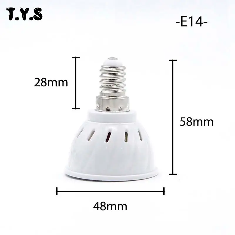 Bombillas светодиодный E14 лампочка 220 В ампулы 2835 SMD 48 60 80 светодиодные прожекторы