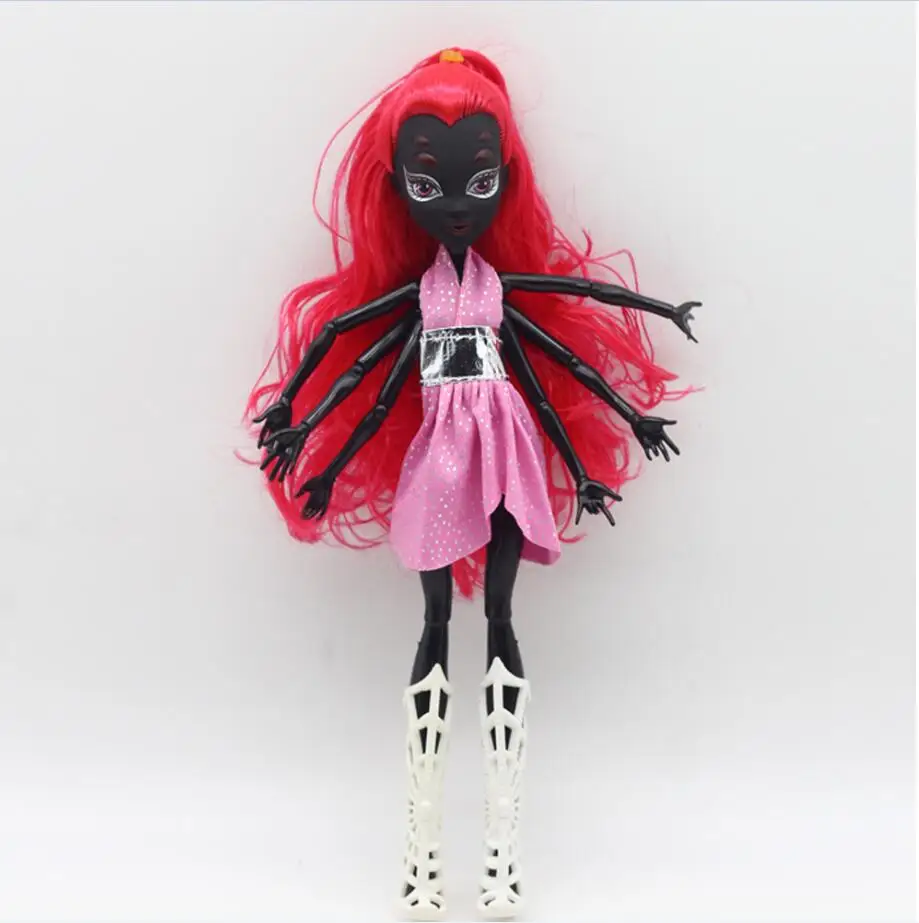 High Quality Fasion Monster Dolls Catwalk Draculaura/Clawdeen Wolf/ Frankie  Stein / Black Spider Movable Body Girls Toys Gift - AliExpress