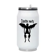 L Ryuk Death Note Аниме смешная дорожная бутылка для воды 280 мл из нержавеющей стали вакуумная колба портативная кружка с соломинкой Y003