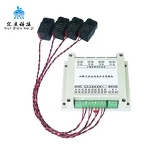 4 road PLC переменное напряжение и трансформатор тока напряжение и мощность взаимная индуктивность сбора измерения модуль датчика 485