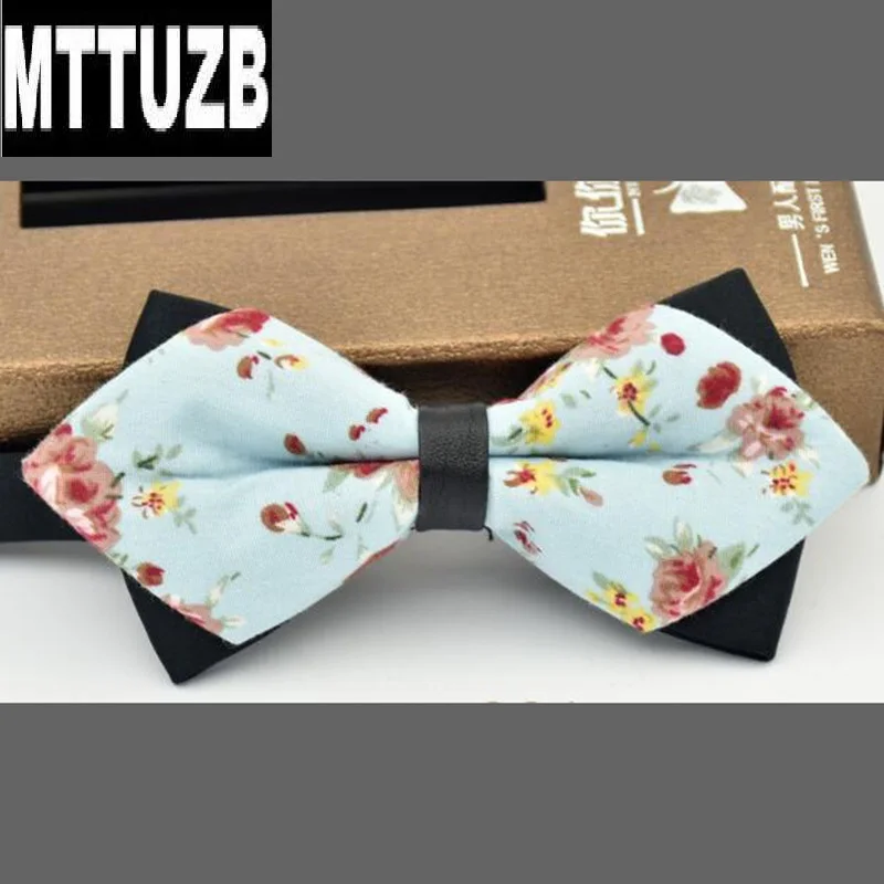 MTTUZB Fashion man colorful floral bow ties men's casual business