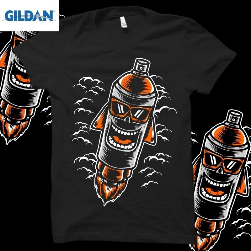 Мужская Футболка GILDAN ROCKET SPRAY