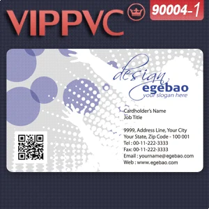 

a90004 business card sample Template for Design and PVC card Printing