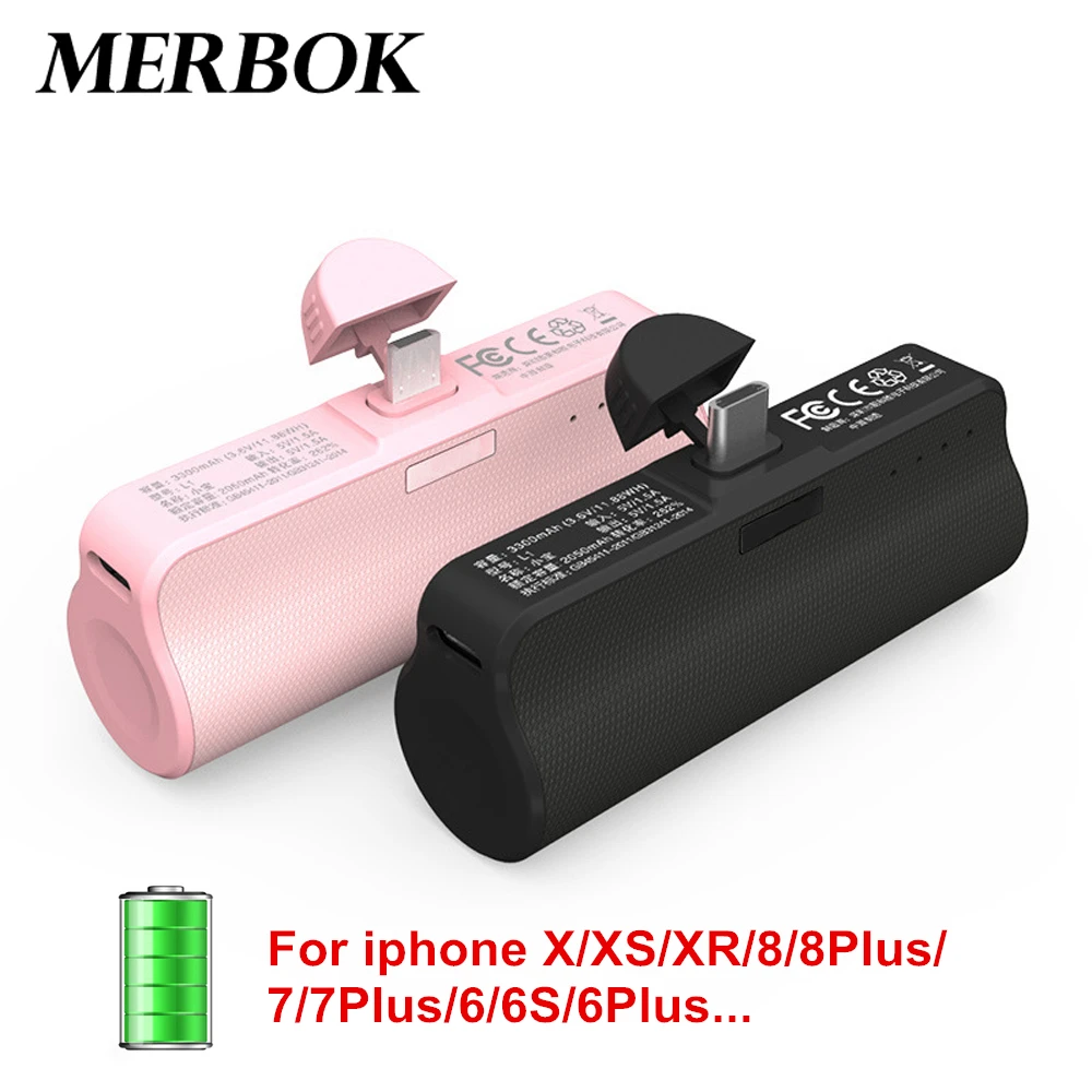 Koop Mi ni batterij Oplader Voor Iphone x xs xr 8 8 plus 7 7 Plus 6 6 s 6 Plus SE Power Bank Pack Opladen Case Cover Voor Xiao mi mi 8