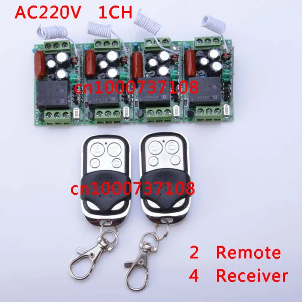

AC 220V 10A RF 1ch rf remote control learning code switch of the light switching adjustable power