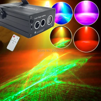 

Niugul LED Wave Effect Laser With Remote Control,RGB Scanner Laser Light, LED Projector Fantastic Full Color Xmas Party Laser