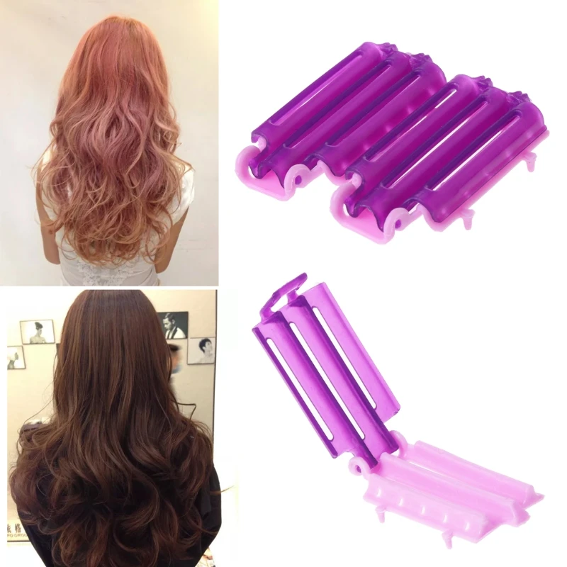 

36pcs Hairdressing Styling Wave Perm Rod Corn Hair Clip Curler Maker DIY Tool