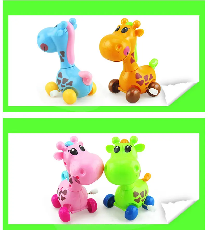 1Pc Creative Educational Clockwork Toy Cartoon Cute  Animal Kids Children Toy Mini Birthday Surprises Gifts Random Color Baby (61)