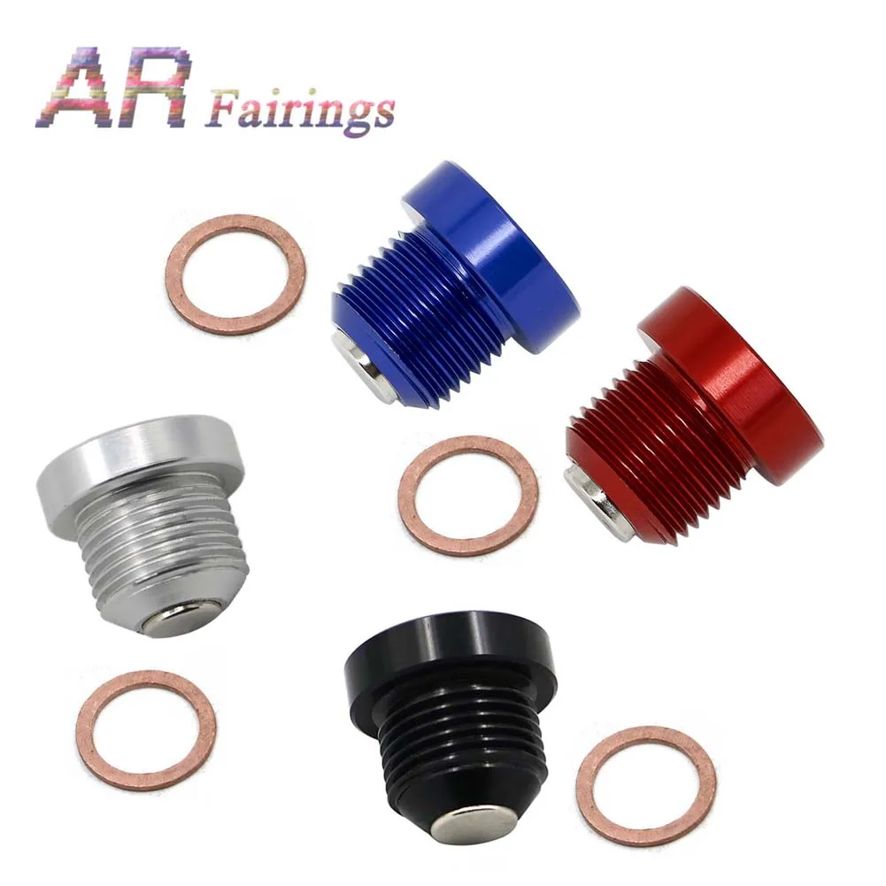

CNC For Porsche 986 996 911 Boxster Cayman Carrera 4 4s s Magnet Engine Oil Drain Plug Bolt and Washer Replace No. 90021900930