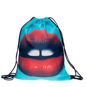 

New Fashion 2019 Hot Sale Backpack 3D Character Printing Travel Softback Man Women Harajuku Drawstring Bag Mens Backpacks PY221P