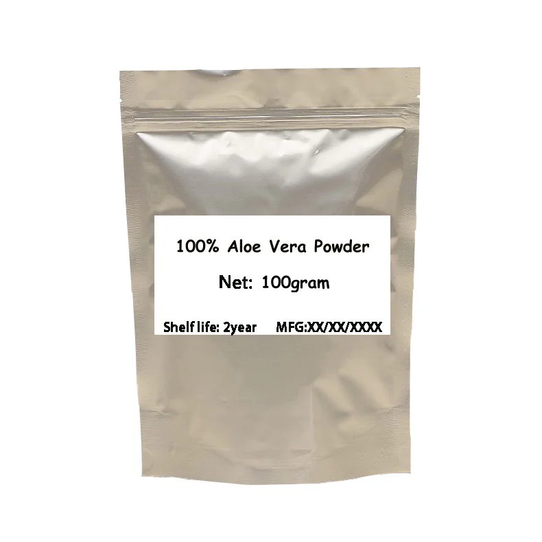 Порошок Алоэ Вера/экстракт алоэ вера гель-пудра 100g-1000g Бесплатная доставка |