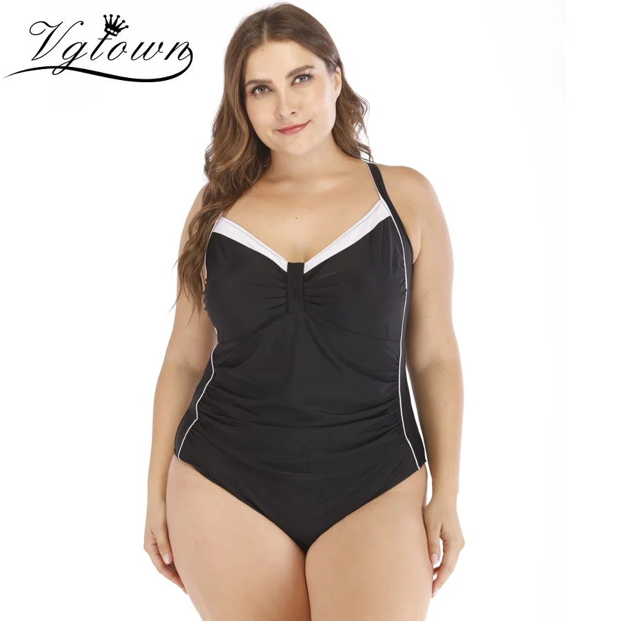 

VGTOWN Plus Size 7XL bikini Sexy Swimwear Women Beach Wear Sport Swimsuit High Elasticity Bathing Suit Swim Summer Bathing