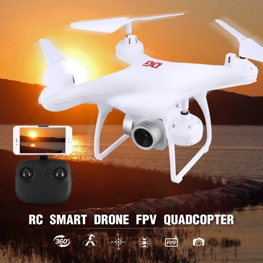 

XG183 2.4G RC Selfie Smart Drone FPV Quadcopter Aircraft with 0.3MP HD Camera Real -time Altitude Hold Headless Mode 3D Flip