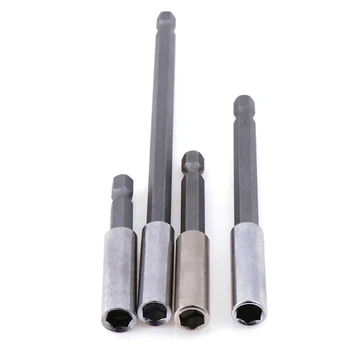 

ZLinKJ New 1/4'' Magnetic Screwdriver Bit Holder Set Extensions Hex 60/75/100/150mm Wholesale