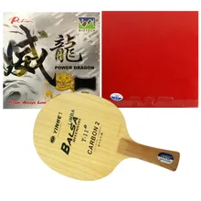 Pro Настольный теннис(пинг понг) Combo ракетки: Galaxy YINHE T-11+ с 729 супер FX/Palio Мощность Дракон длинные Shakehand FL