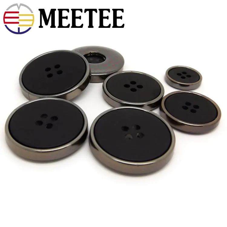 

50pcs monopoly wholesale plane black eyes of four men suit coat button
