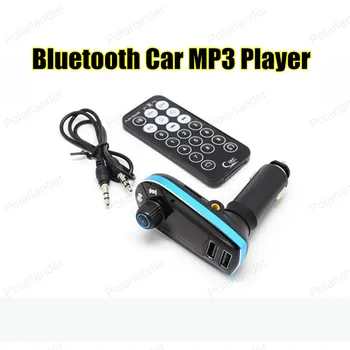 

New Smartphone BluetoothMP3 Player Handsfree Car Kit Dual USB Charger FM Transmitter Handsfree with Micro SD/TF Card Reader