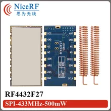 5 шт./лот RF4432F27 500 МВт SPI интерфейс встроенный анти-помехи FSK/GFSK/OOK 433 МГц rf модуль