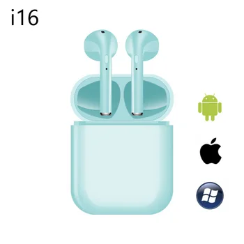 

i16TWS Wireless Headset Bluetooth 5.0 In-ear Stereo with Microphone Charging Box 1:1PKW1 Chip i7i9i10Si11i12i13i15i16i19i30