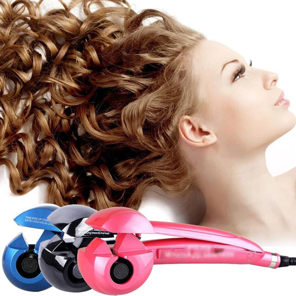 

1 Pcs Hair Curling Iron Electric Hair Care Styling Tool Convenient Practical Automatic Curling Iron Fashion Beauty Makeup