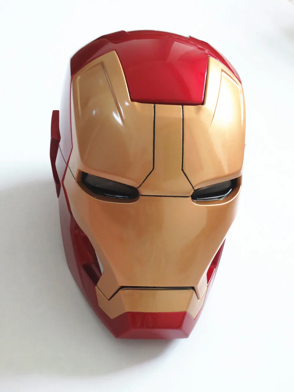 Auto Open And Light Recloser Iron Man Helmet 1 1 Wearable Abs