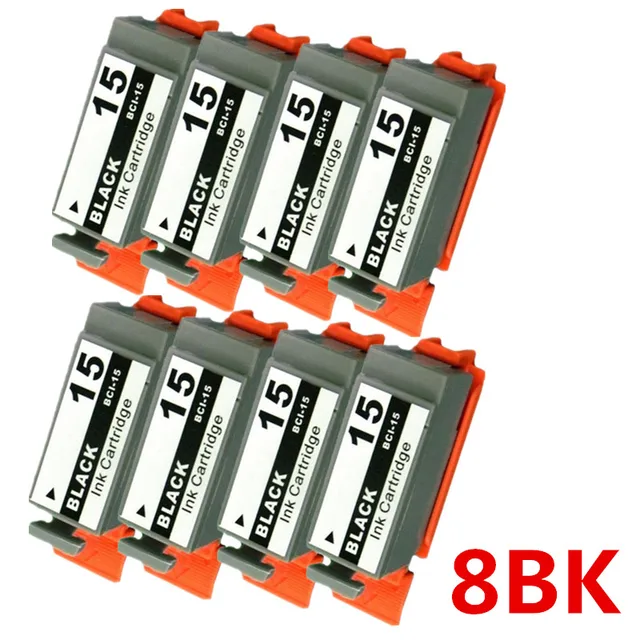 Replacement BCI 15BK BCI 16C BCI 15 BCI 16 BCI 15 16 Ink Cartridges For